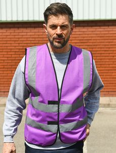 Korntex KXVEST - High Visibility Safety Vest Violet