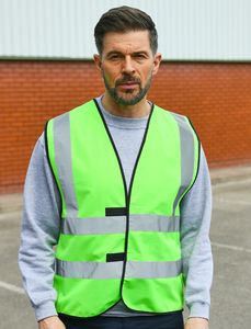 Korntex KXVEST - High Visibility Safety Vest Lime Green