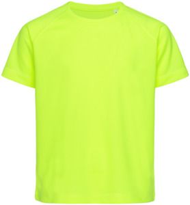 Stedman ST8570 - Sports Raglan Mesh Kids T-Shirt Cyber Yellow