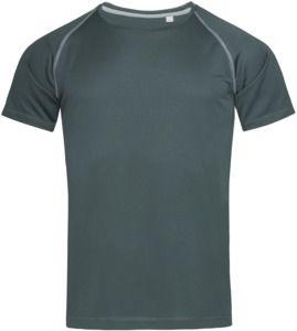 Stedman ST8030 - Sports Team Raglan T-Shirt Mens Granite Grey