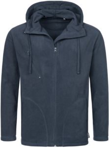Stedman ST5080 - Outdoor Hooded Fleece Jacket Mens Blue Midnight