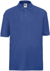 Russell Jerzees Schoolgear R539B - Classic PolyCotton Polo Kids 215gm Bright Royal