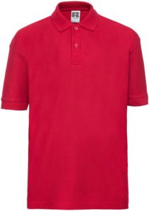Russell Jerzees Schoolgear R539B - Classic PolyCotton Polo Kids 215gm Classic Red