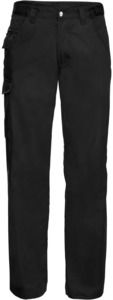 Russell R001M - Twill Polycotton Trousers Black