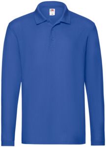Fruit Of The Loom F63310 - Long Sleeved Premium Polo Royal