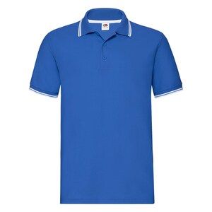 Fruit Of The Loom F63032 - Tipped Polo Royal/White