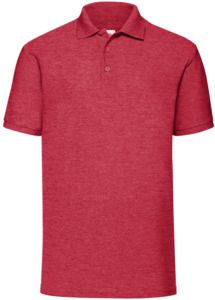 Fruit Of The Loom F63402 - 65/35 Polo Heather Red