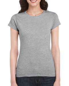 Gildan G64000L - Softstyle Ringspun Cotton T-Shirt Ladies Sport Grey