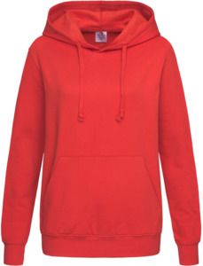 Stedman ST4110 - Classic Hooded Sweat Ladies Scarlet Red