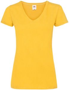 Fruit Of The Loom F61398 - LadyFit Valueweight V-Neck T-Shirt Sunflower