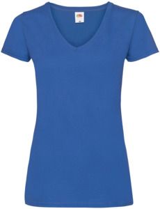 Fruit Of The Loom F61398 - LadyFit Valueweight V-Neck T-Shirt Royal