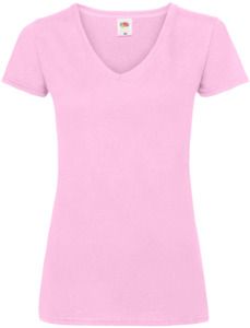 Fruit Of The Loom F61398 - LadyFit Valueweight V-Neck T-Shirt Light Pink