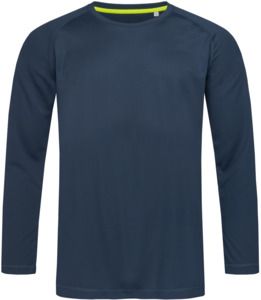 Stedman ST8420 - Sports 140 Long Sleeve T-Shirt Mens Marina Blue