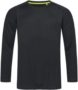 Stedman ST8420 - Sports 140 Long Sleeve T-Shirt Mens Black Opal