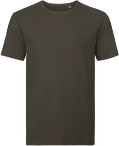 Russell Pure Organic R108M - Pure Organic T-Shirt Mens Dark Olive