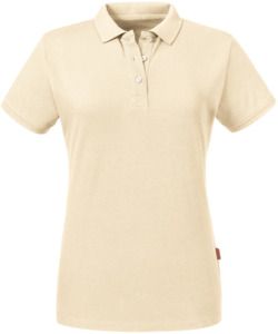 Russell Pure Organic R508F - Pure Organic Polo Ladies Natural