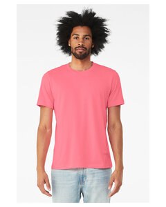 Bella+Canvas 3001CVC - Unisex Heather CVC T-Shirt Neon Pink