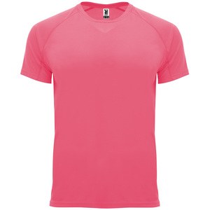 Roly CA0407 - BAHRAIN Technical short-sleeve raglan t-shirt Fluor Pink Lady