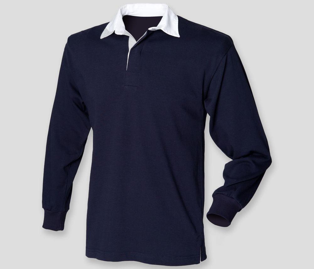 Front Row FR109 - Kid's long sleeve plain rugby shirt
