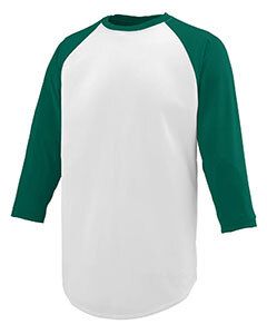 Augusta 1506 - Youth Wicking Polyester 3/4 Raglan Sleeve T-Shirt