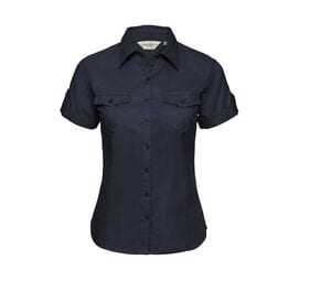 Russell Collection JZ19F - Ladies Roll Sleeve Shirt