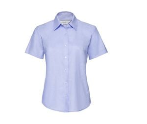 Russell Collection JZ33F - Ladies Short Sleeve Easy Care Oxford Shirt