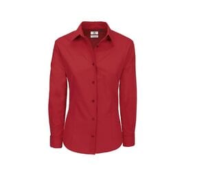 B&C BC706 - Ladies Heritage Long Sleeve Poplin Shirt