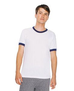 American Apparel AABB410W - Unisex Poly-Cotton Ringer Tee