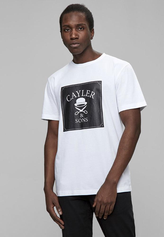 Cayler & Sons CS1216 - C&S WL Box T-shirt wit/zwart XXL