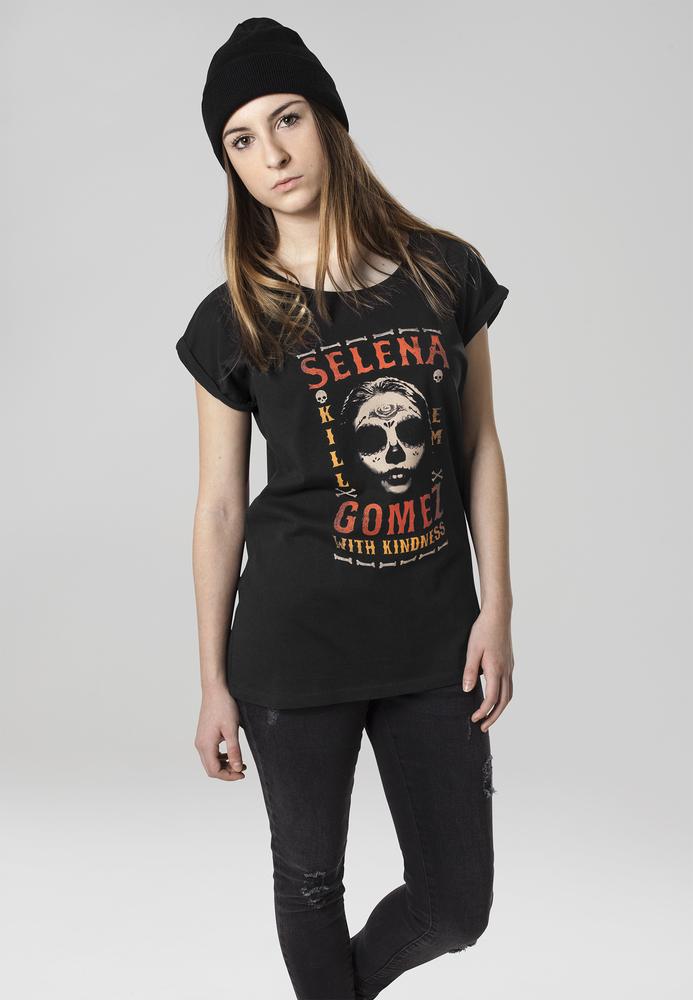 Merchcode MC026 - T-shirt pour dames Selena Gomez Kill Em Skull