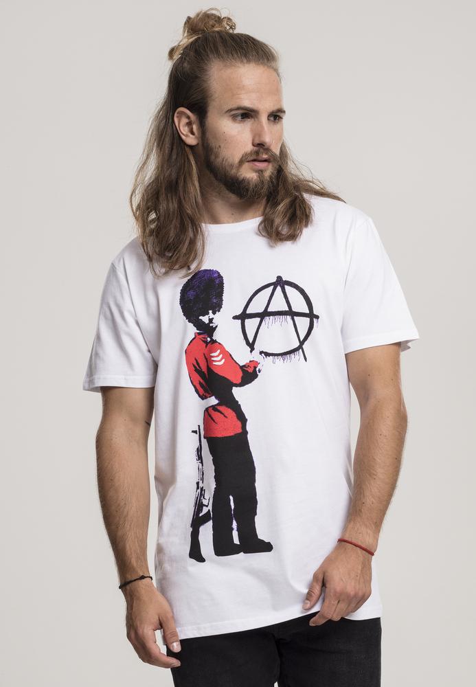 Merchcode MC094 - T-shirt randalisé - graffiti de Banksy anarchie