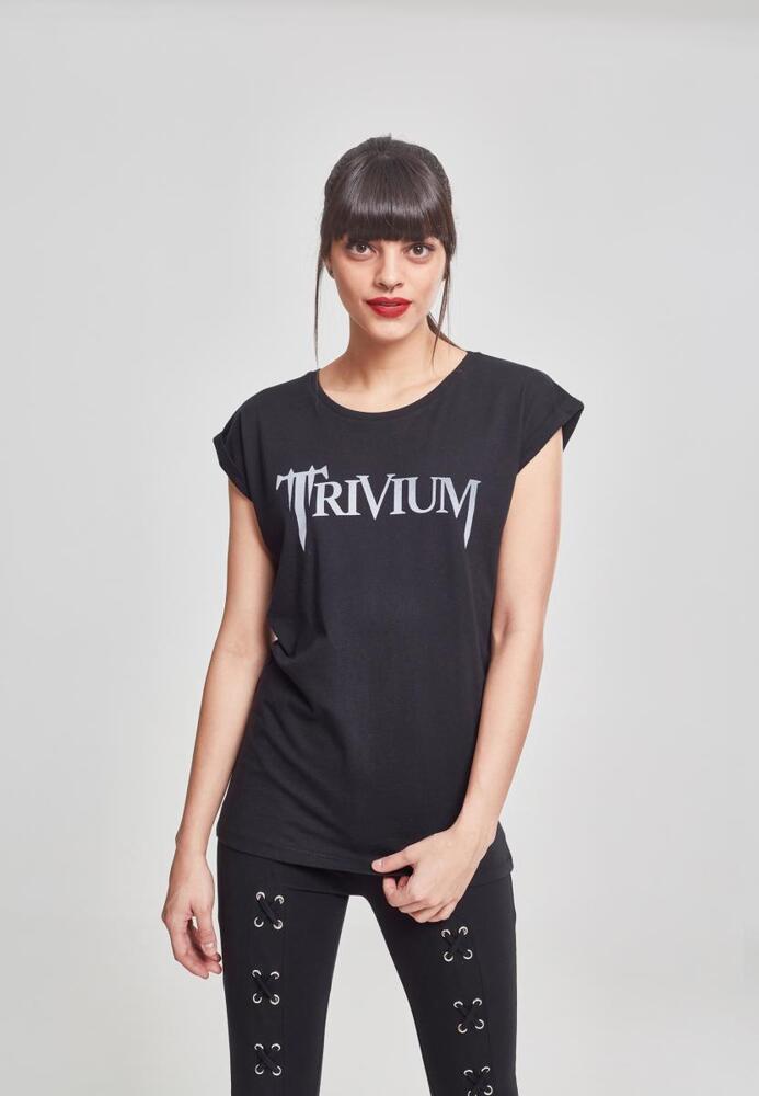 Merchcode MC190 - T-shirt pour dames logo Trivium