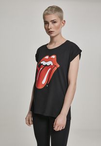 Merchcode MC326 - T-shirt pour dames Rolling Stones langue