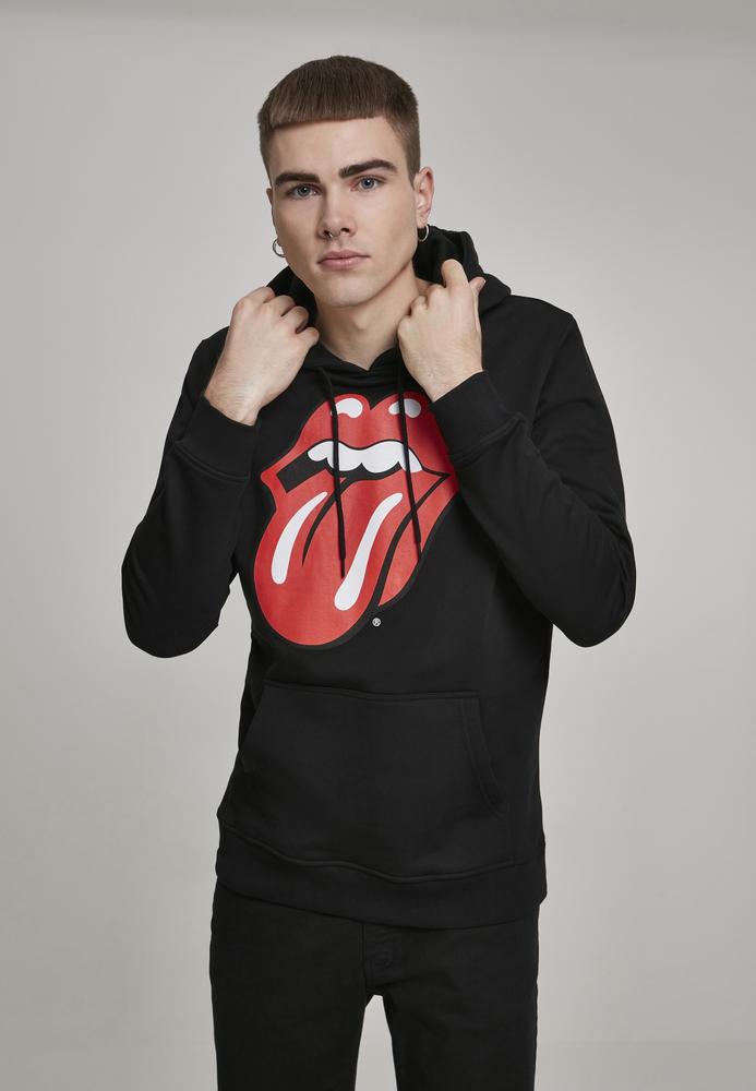 Merchcode MC329 - Sweatshirt à capuche Rolling Stones langue
