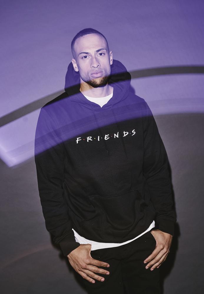 Merchcode MC332 - Sweatshirt à capuche logo Friends EMB