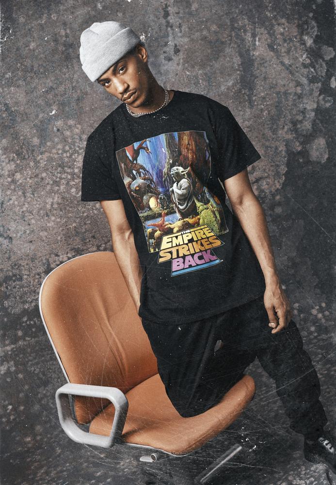 Merchcode MC440 - Star Wars Yoda Poster T-shirt