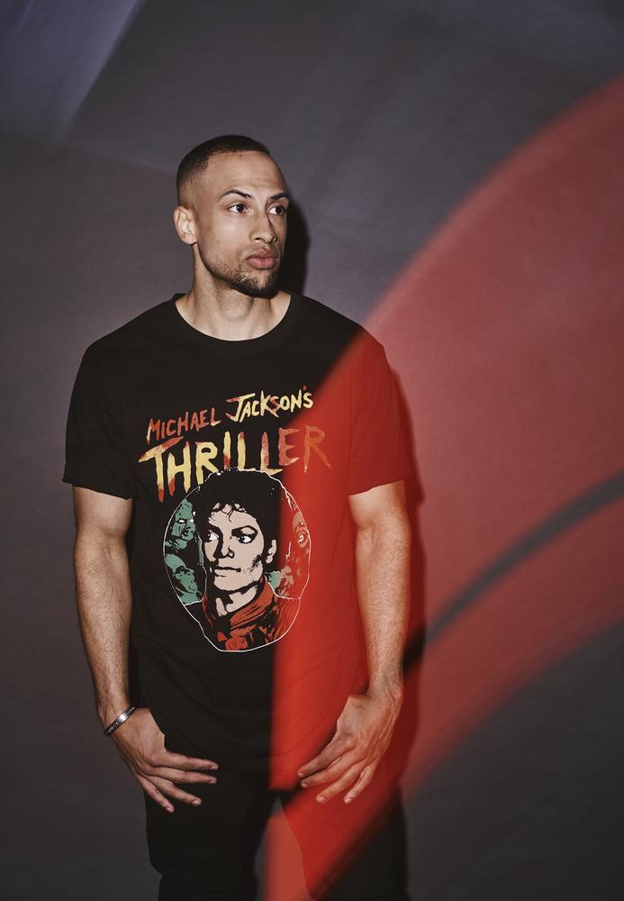 Merchcode MC453 - T-shirt Michael Jackson portrait Thriller