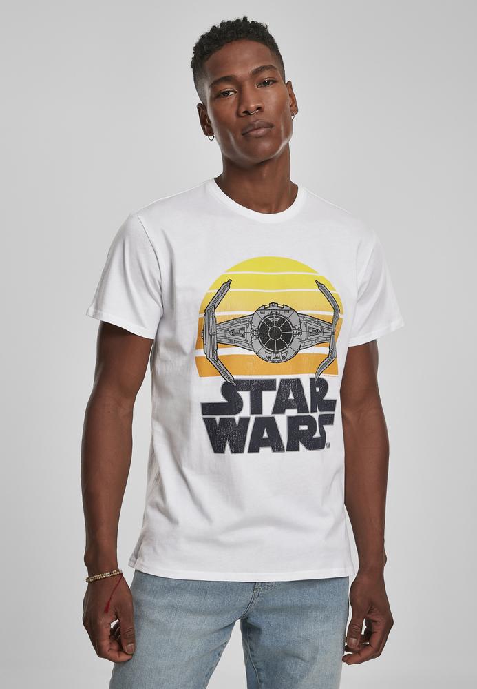 Merchcode MC482 - T-shirt couché de soleil Star Wars