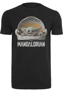 Merchcode MC562 - Baby Yoda Mandalorianisches Logo-Tee