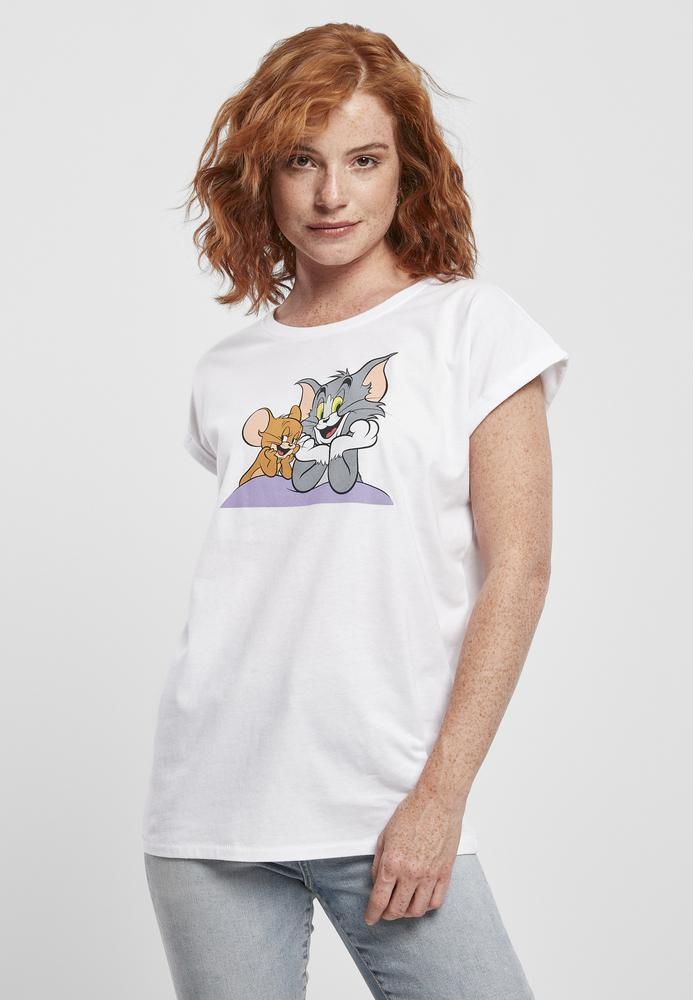 Merchcode MC588 - Dames Tom & Jerry Pose T-shirt