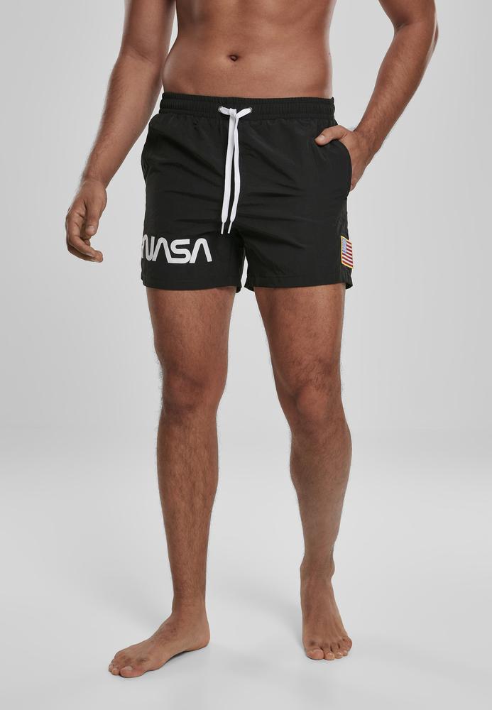 Mister Tee MT1162 - NASA Worm Logo Swim Shorts