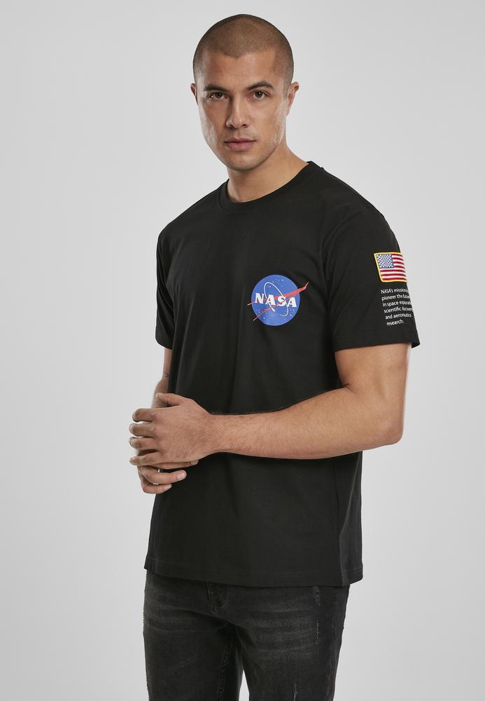 Mister Tee MT1165 - T-shirt insigne NASA logo drapeau