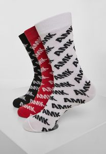 Mister Tee MT1210 - AMK Allover Socks 3-Pack