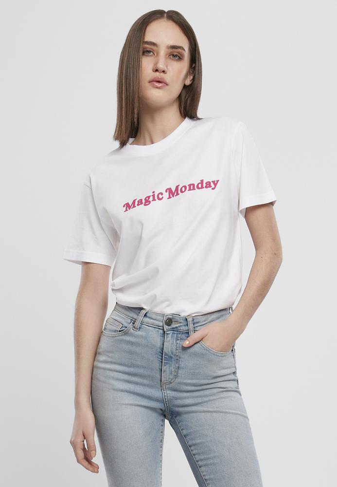 Mister Tee MT1217 - Dames Magische Maandag Slogan T-shirt