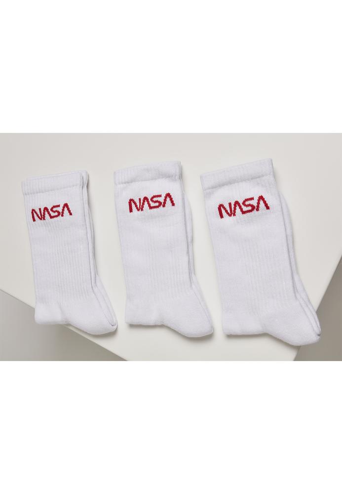 Mister Tee MT2021 - NASA Worm Logo Socks 3-Pack