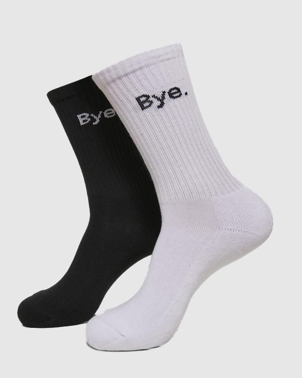 Mister Tee MT2044 - HI - Bye Socks short 2-Pack