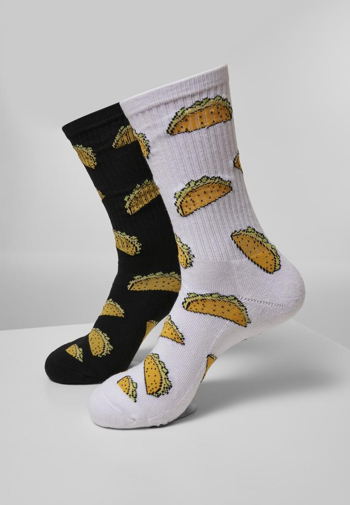 Mister Tee MT2077 - Taco Socks 2-Pack