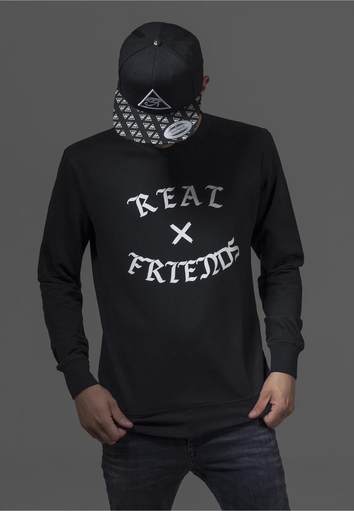 Mister Tee MT399 - Pullover à col rond Real Friends