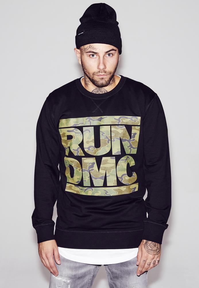 Mister Tee MT417 - Pullover à col rond camouflage RUN DMC 