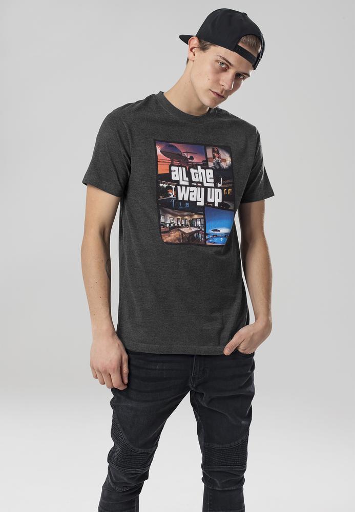 Mister Tee MT472 - Helemaal Naar Boven Mashup T-shirt